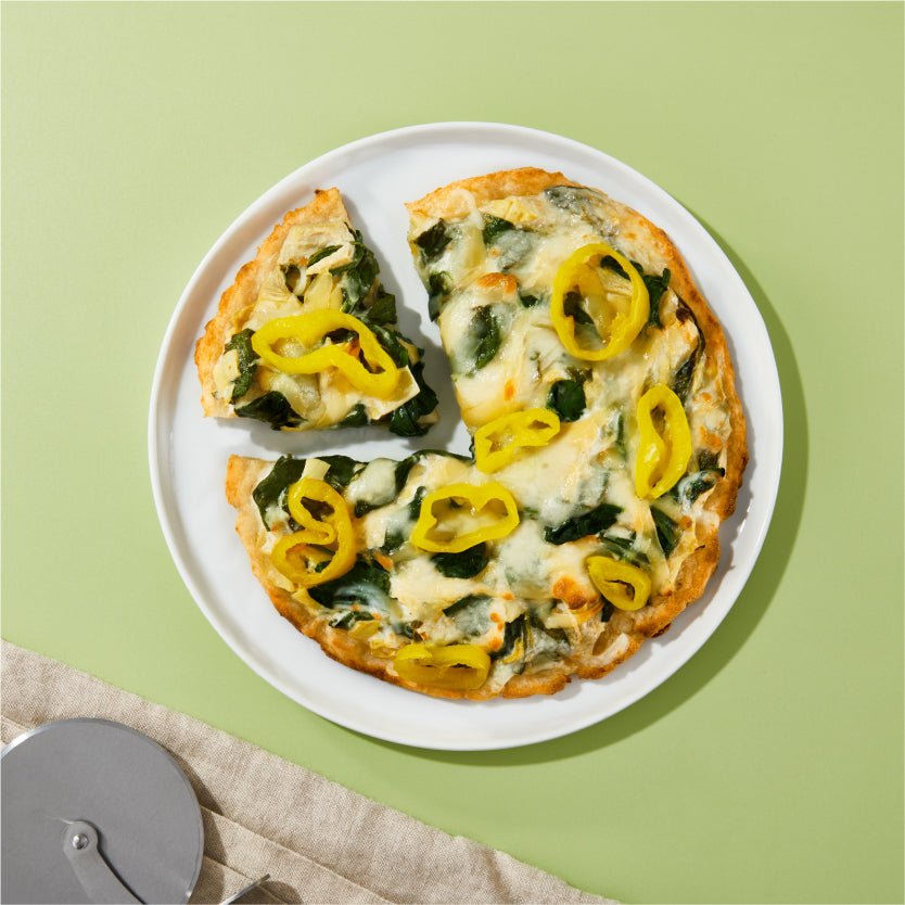 Spinach Artichoke Pizza Vegetarian Frozen Pizza Delivery Mosaic