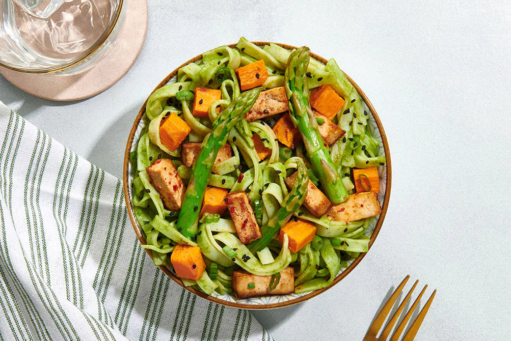 Mosaic's plant-forward green curry noodles